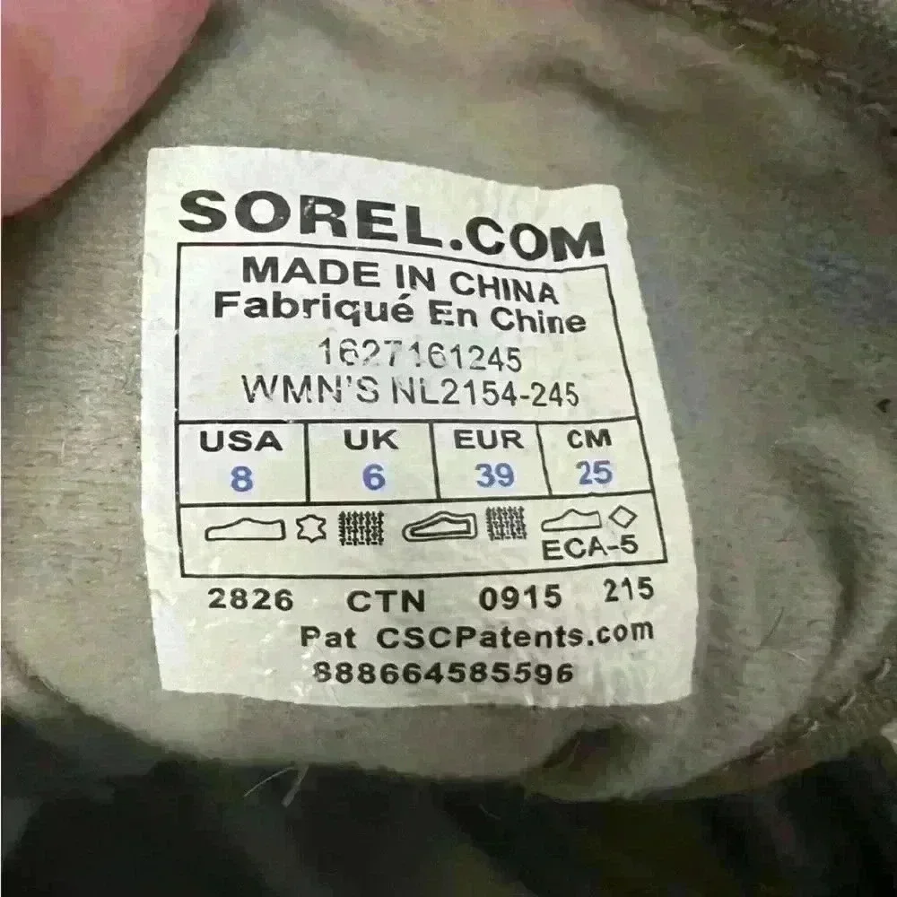 Sorel Lace Up Waterproof Boots